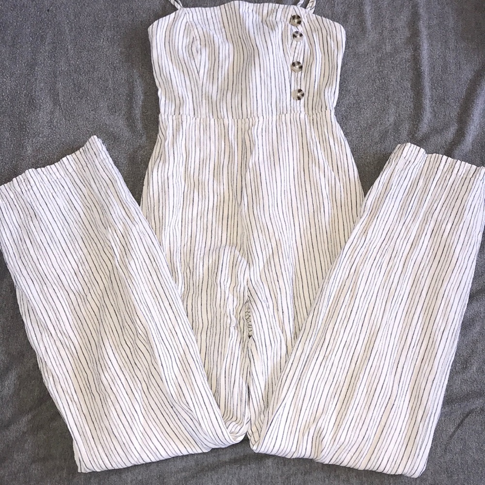 Urban Outfitters Maxi Striped Romper